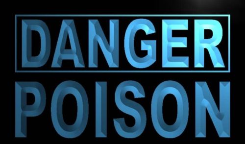 Danger Poison Neon Light Sign