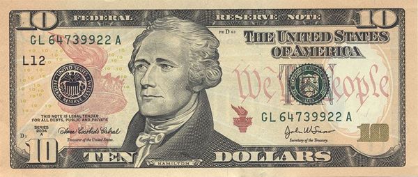 10-dollar-bill-detailing-federal-reserve-note