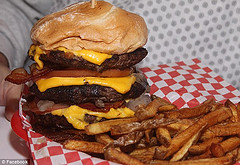  super-size-multiple-level-burger-with-cheese-bacon-fries-grease-extrdonaire