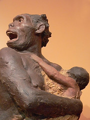 RENOVATING-YOUR-MIND-neanderthal-mother-with-child-ancient-man