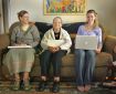 RENOVATING-YOUR-MIND-presents-three-generations-of-females-aging-based-on genes-with-macbooks